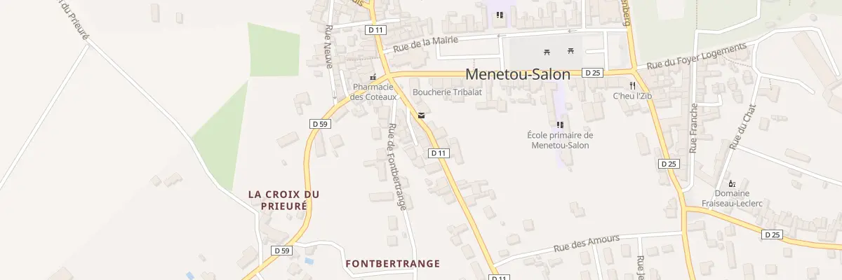 Plan du 3 Cour des Miracles à Menetou-Salon