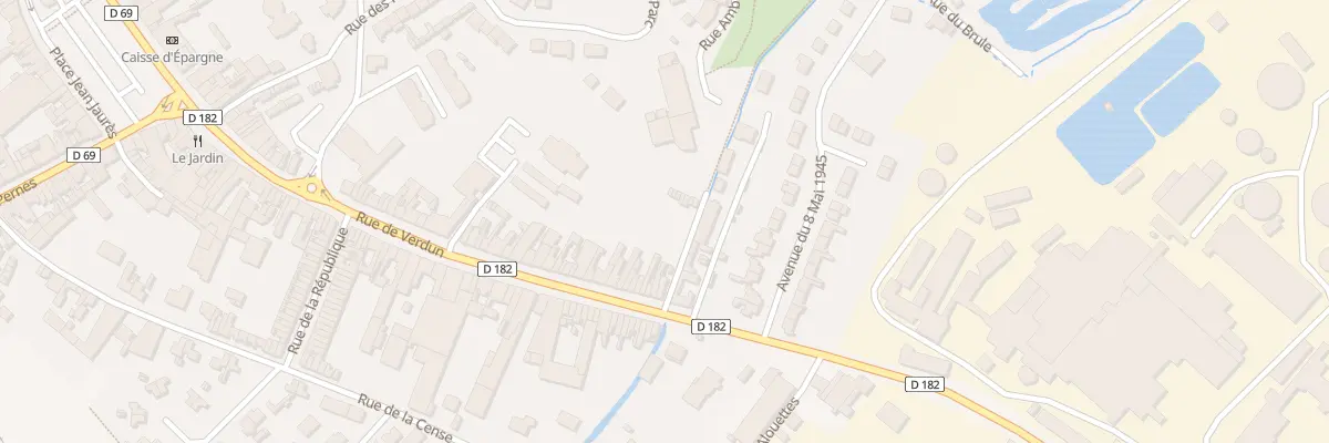 Plan du 74 Rue de Verdun à Lillers