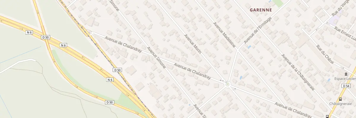Plan du 36 Av de Chalandray à Brunoy
