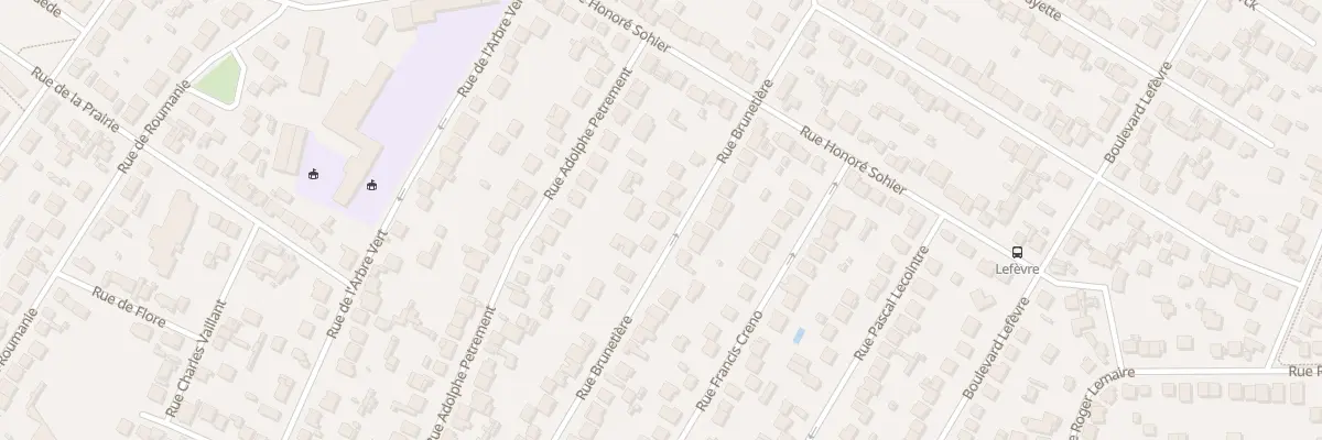 Plan du 73 Rue Brunetière à Aulnay-sous-Bois