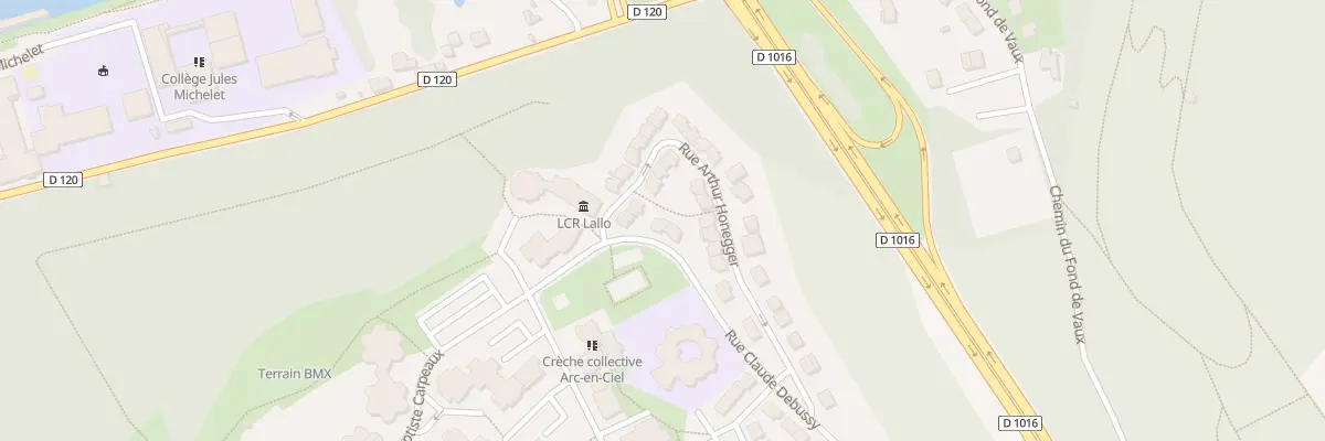 Plan du 95 Rue Claude Debussy à Creil