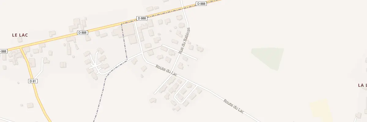 Plan du 5274 Le Babinas à Manhac