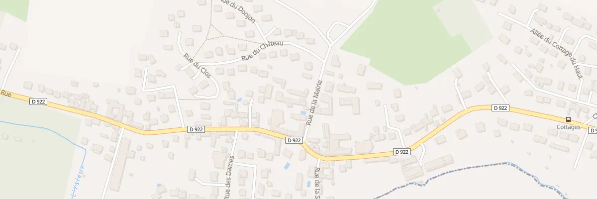 Plan du 5 Rue de la Mairie à Fosses