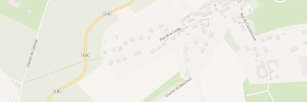 Plan du 13 Rue de la Cavée à Verderonne