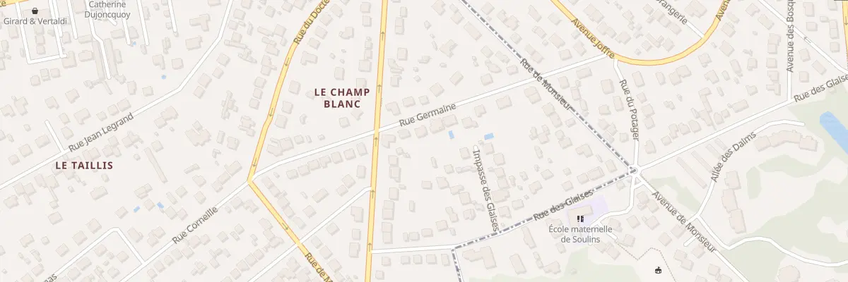 Plan du 23 Rue Germaine à Yerres