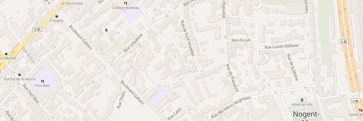 Plan du 39 Rue des Clamarts à Nogent-sur-Marne