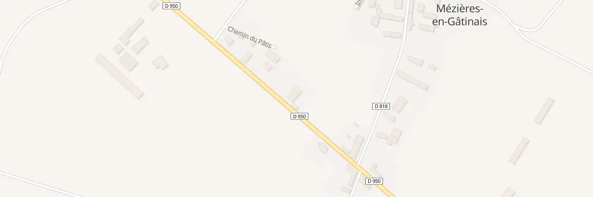 Plan du 14 Rte de Pithiviers à Mézières-en-Gâtinais