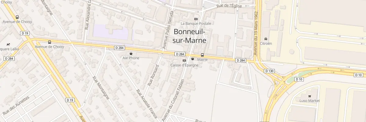 Plan du 4 Av du Colonel Fabien à Bonneuil-sur-Marne