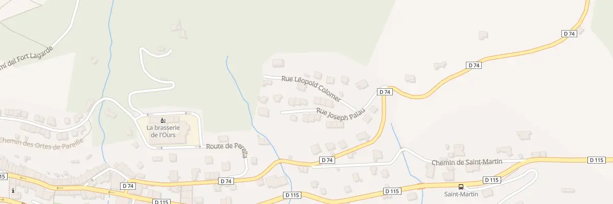 Plan du 8 Rue Joseph Palau à Prats-de-Mollo-la-Preste
