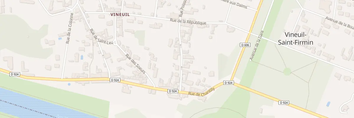 Plan du 11 Rue Poissonnière à Vineuil-Saint-Firmin