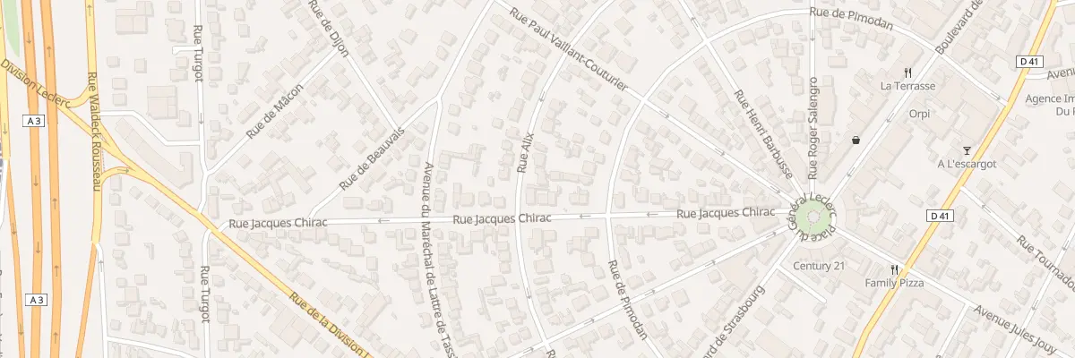 Plan du 41 Rue Alix à Aulnay-sous-Bois
