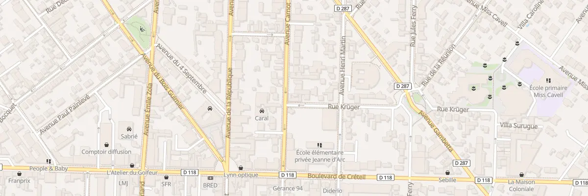 Plan du 57 Av Carnot à Saint-Maur-des-Fossés