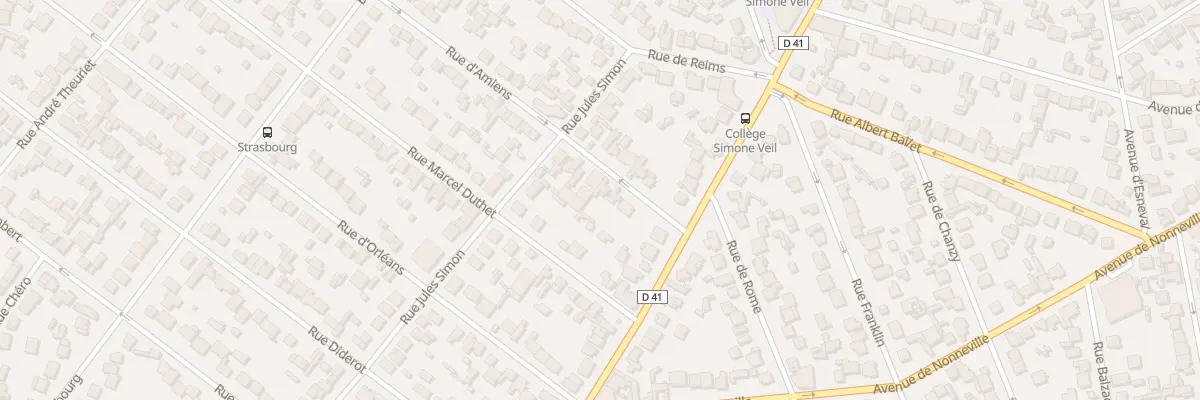 Plan du 9 Rue d’Amiens à Aulnay-sous-Bois