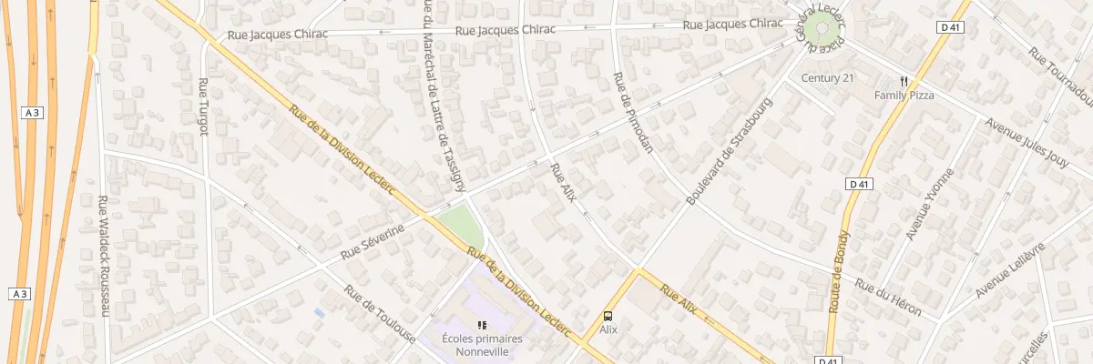 Plan du 76 Rue Alix à Aulnay-sous-Bois
