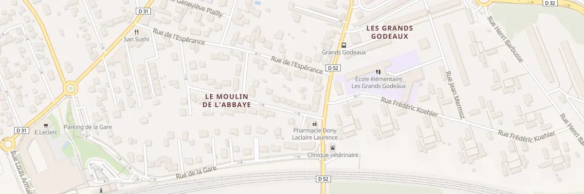 Plan du 19 Rue du Maréchal Foch à Yerres