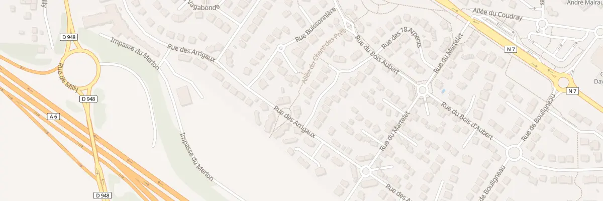 Plan du 32 Rue des Arrigaux au Coudray-Montceaux