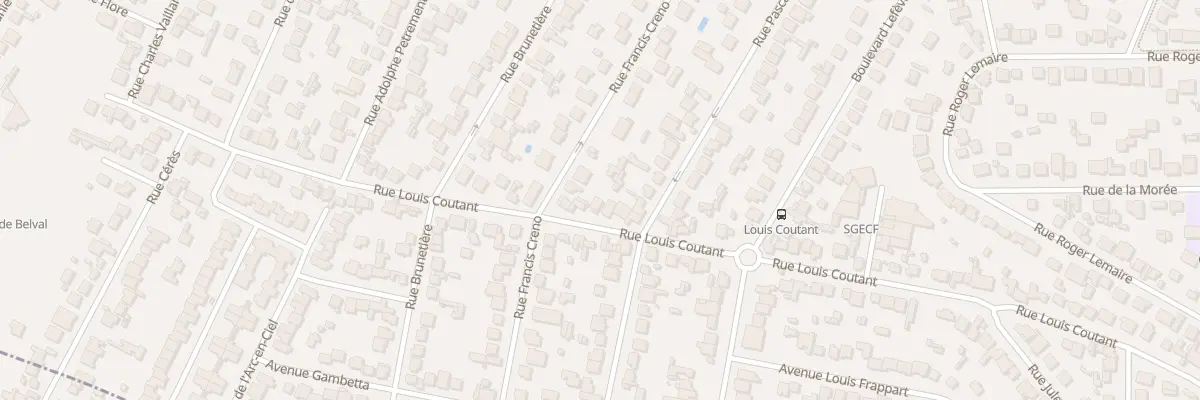 Plan du 76B Rue Louis Coutant à Aulnay-sous-Bois
