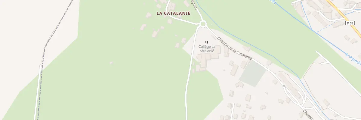 Plan du 4 Combe de La Catalanié à Brassac