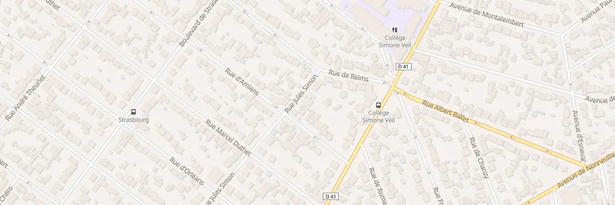 Plan du 9 Rue Jules Simon à Aulnay-sous-Bois