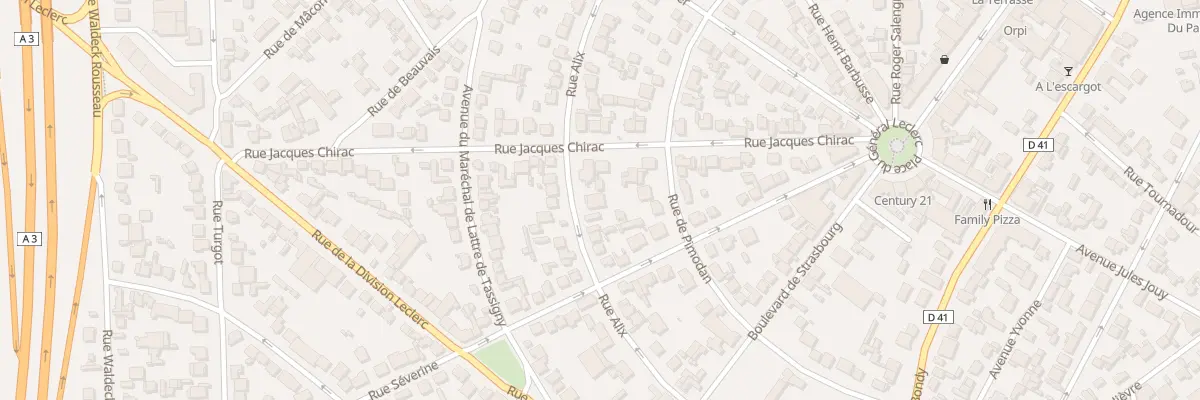 Plan du 49 Rue Alix à Aulnay-sous-Bois