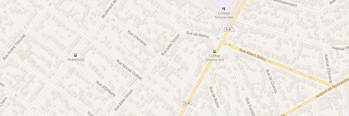 Plan du 14 Rue d’Amiens à Aulnay-sous-Bois