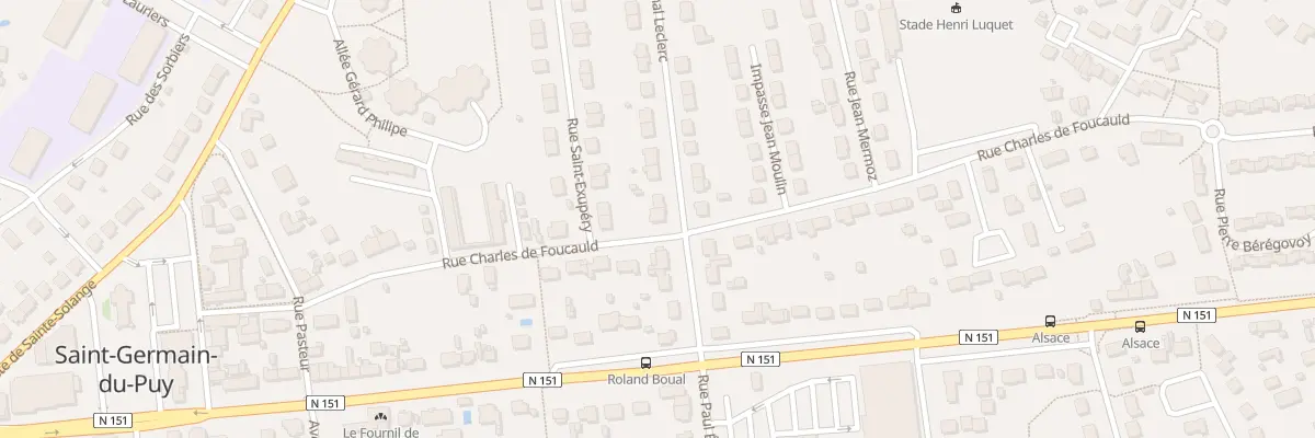 Plan du 7 Rue Marechal Leclerc à Saint-Germain-du-Puy