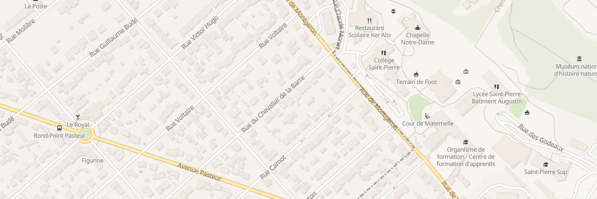 Plan du 74 Rue Chevalier de la Barre à Yerres