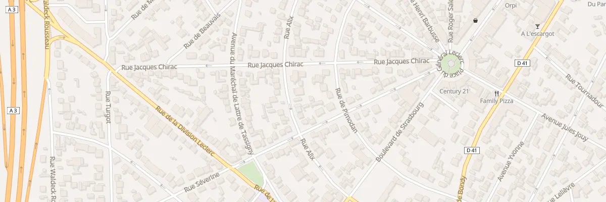 Plan du 51 Rue Alix à Aulnay-sous-Bois