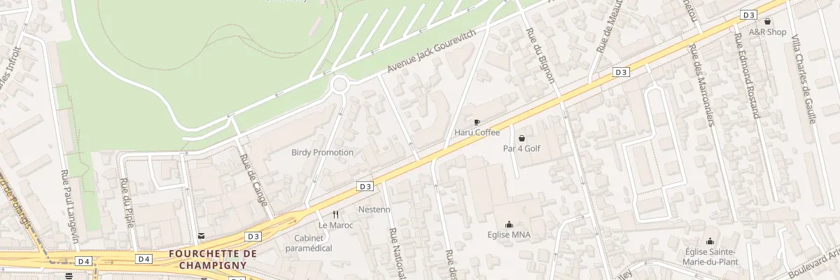 Plan du 7 Rue de Lonray à Champigny-sur-Marne