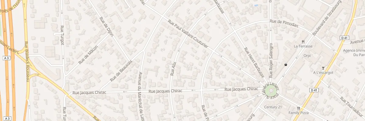 Plan du 35 Rue Alix à Aulnay-sous-Bois