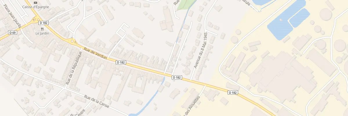Plan du 88 Rue de Verdun à Lillers