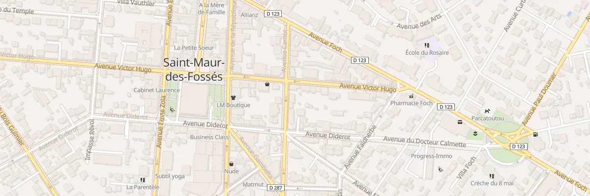 Plan du 11 Av Carnot à Saint-Maur-des-Fossés