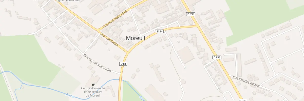 Plan du 35 Rue de Créqui à Moreuil