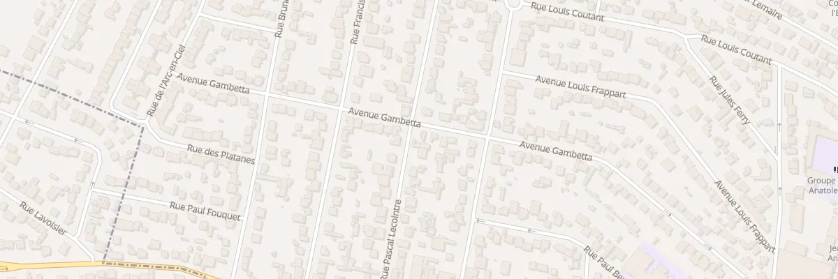 Plan du 67B Av Gambetta à Aulnay-sous-Bois