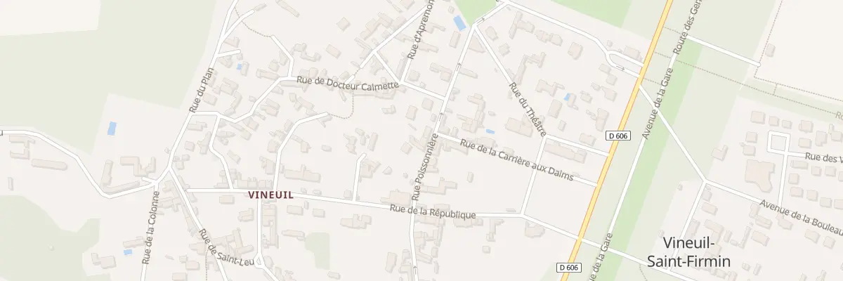 Plan du 19 Rue Poissonnière à Vineuil-Saint-Firmin