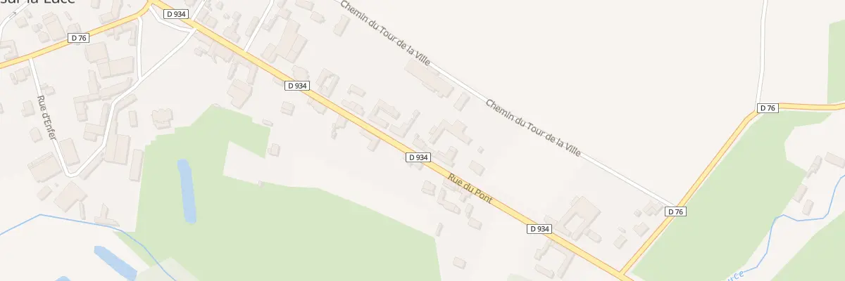 Plan du 25 Rue du Pont à Domart-sur-la-Luce