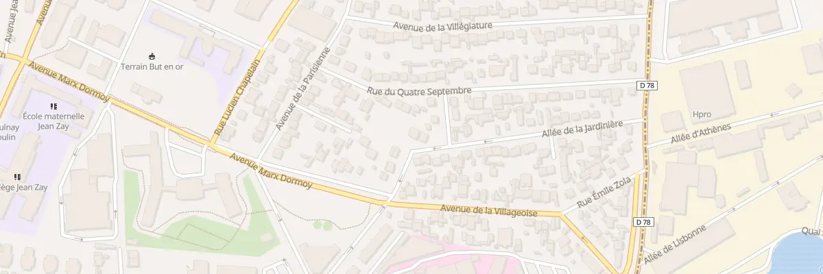 Plan du 43 Rue Fontaine à Bondy