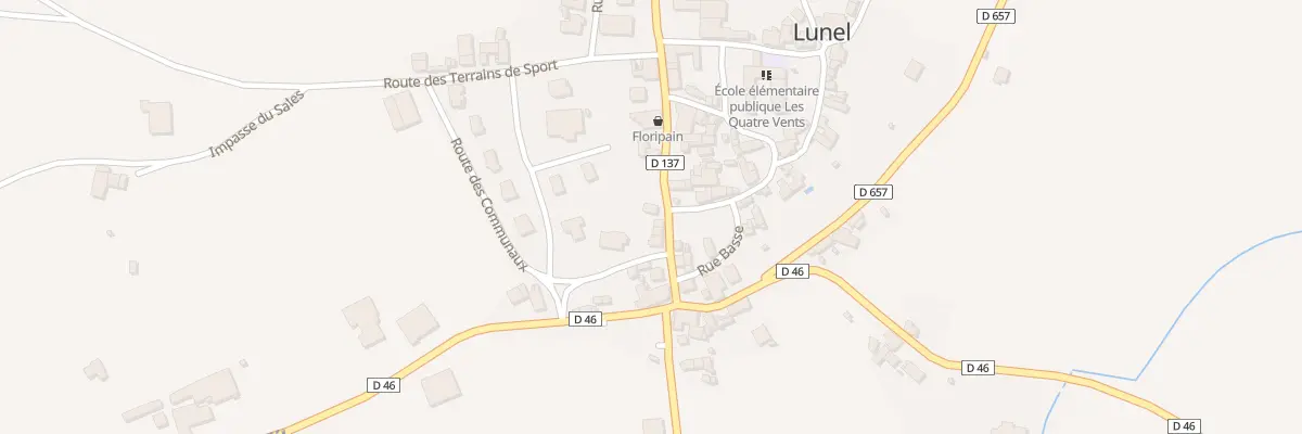 Plan du 5142 Lunel à Saint-Félix-de-Lunel