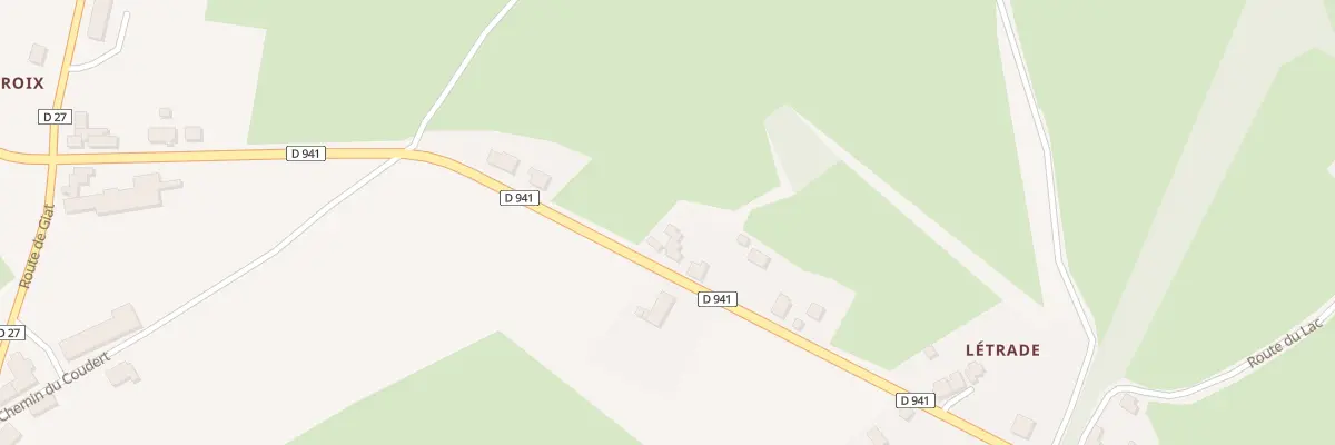 Plan du 15  à Mérinchal