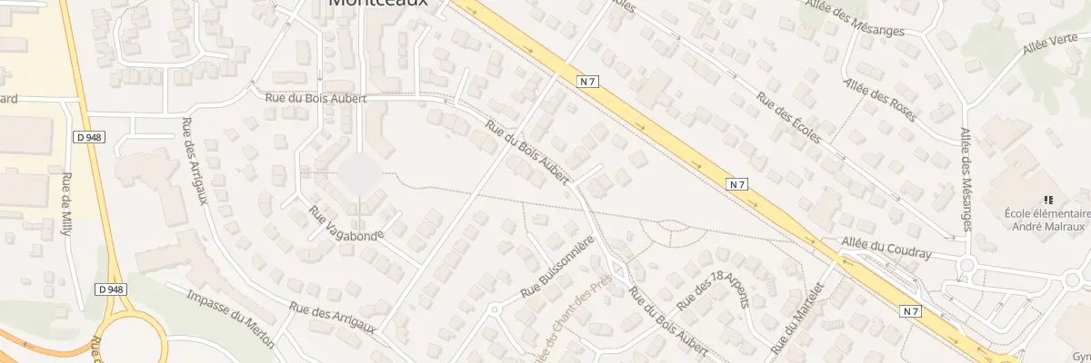 Plan du 21 Rue du Bois Aubert au Coudray-Montceaux
