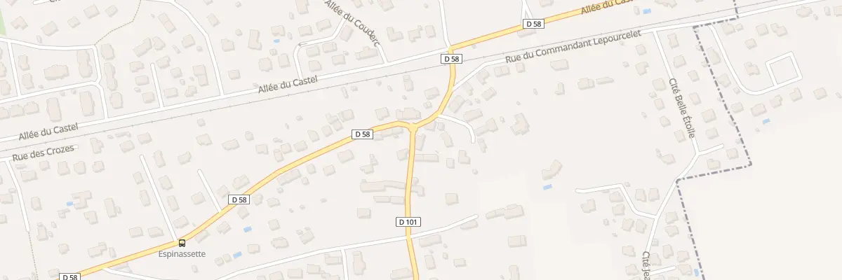 Plan du 58 Rue Jean Toyre à Arpajon-sur-Cère