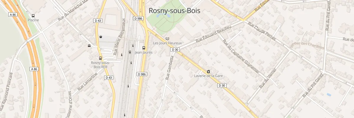 Plan du 18 Rue du Gen Leclerc à Rosny-sous-Bois