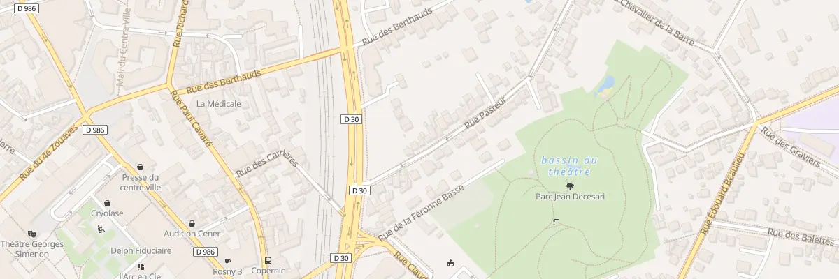 Plan du 11B Rue Pasteur à Rosny-sous-Bois