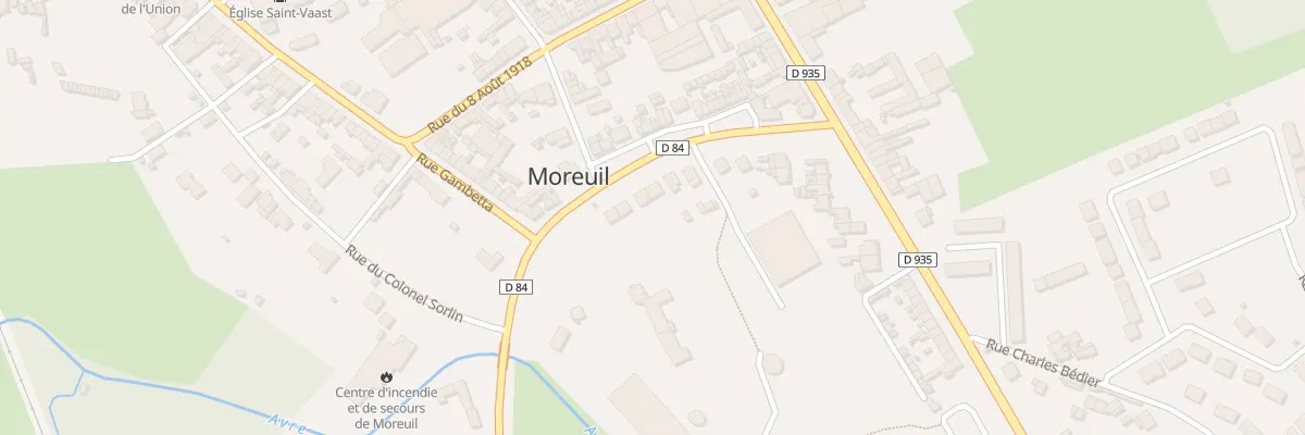 Plan du 33B Rue de Créqui à Moreuil