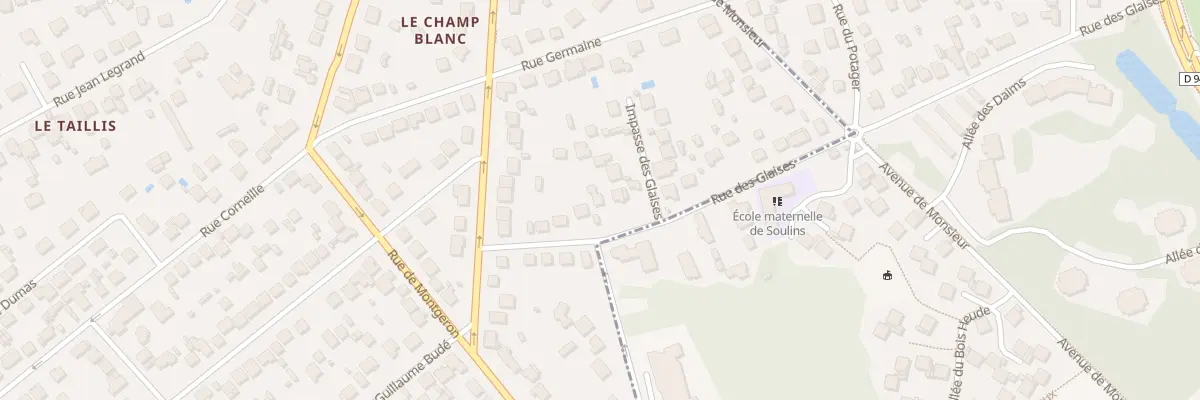 Plan du 40 Rue des Glaises à Yerres