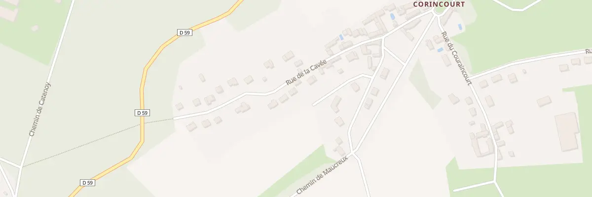 Plan du 9 Rue de la Cavée à Verderonne