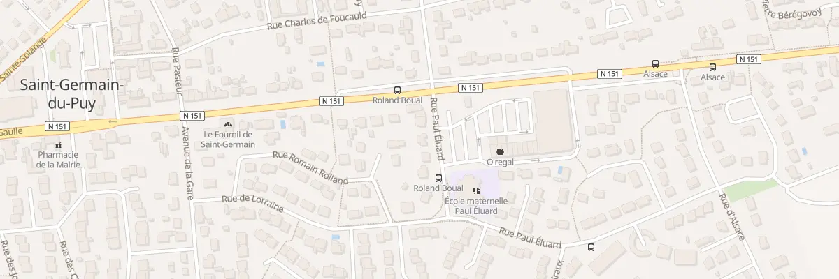 Plan du 4 Rue Paul Eluard à Saint-Germain-du-Puy