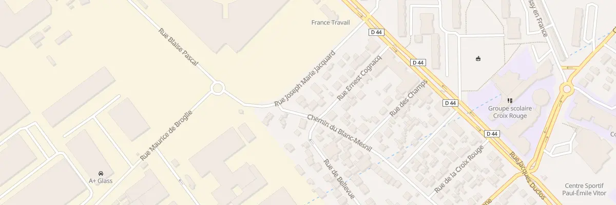 Plan du 36 Che de Blanc-mesnil à Aulnay-sous-Bois
