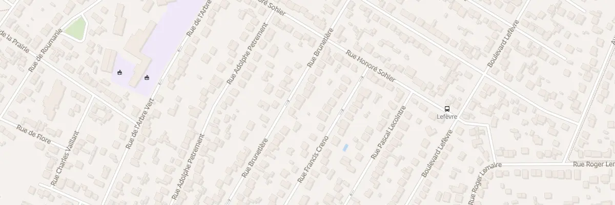Plan du 80 Rue Brunetière à Aulnay-sous-Bois