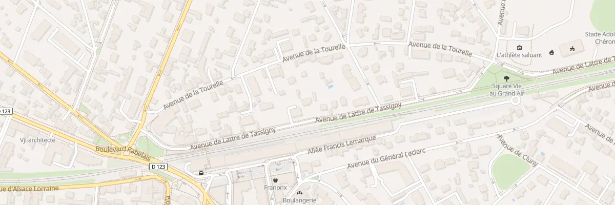 Plan du 19 Av de Lattre de Tassigny à Saint-Maur-des-Fossés